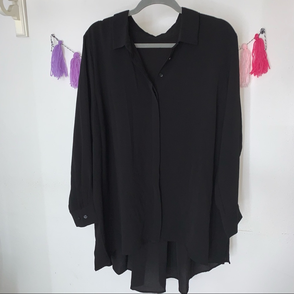 Black Button Down Shirt